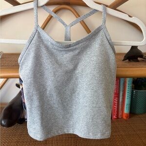 Athleta Girl grey cropped tank